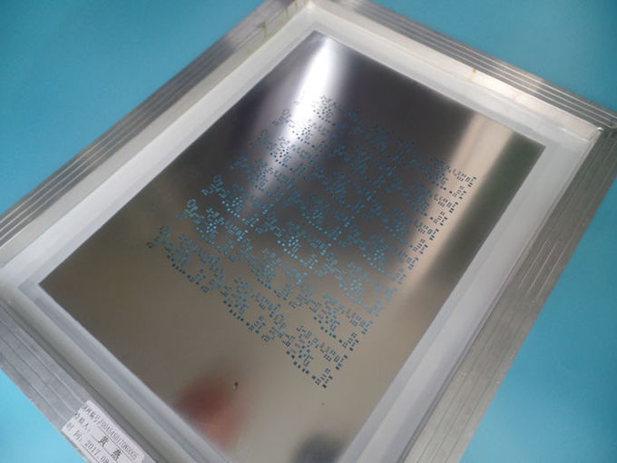 100 Laser Cut Solder Paste PCB SMT Stencil Through hole Fiducial mark