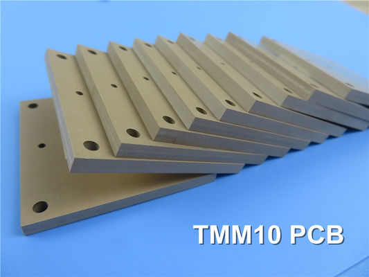 Rogers TMM10 PCB Material For High PTH Hole Reliability