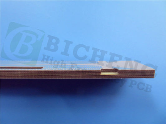 Rogers TMM10i Microwave Printed Circuit Board 75mil 1.905mm RF PCB With Pure Gold Plated.