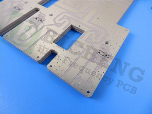 High Frequency Double Sided Taconic Microwave PCB 60mil RF-10