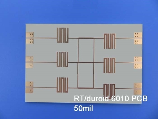 RT/Duroid 6010 RF PCB 50mil 2 Layer Rigid PCB With Advanced Features