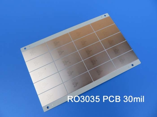 30mil Double Sided RO3035 RF PCB Board Ceramic PTFE Composite