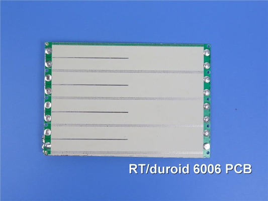 50mil Dual Layer RF PCB Board RT / Duroid 6006 DK 6.15 With Immersion Gold