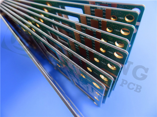 25mil TMM10 1oz 0.7mm Bare Copper PCB With No Solder Mask