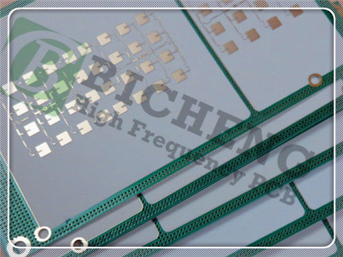 Double-Sided RO4830 PCB 9.4mil Immersion Silver Rigid Circuits