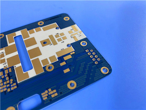 RF-60A PCB 2-layer 25mil Thick Black Silkscreen Immersion Gold