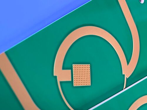 RT duroid 6010.2LM PCB 4-layer 2.8mm Thick Green Solder-mask