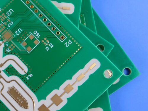Hybrid PCB on RO4350B and High TG FR4 material 4-layer Blind Vias