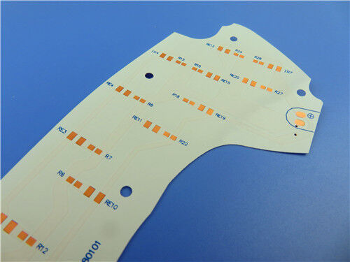2-Layer TFA1020 High-Frequency PCB 0.25mm Pure Gold Plated