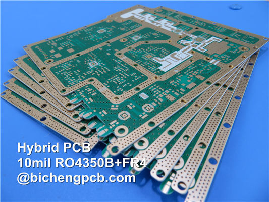 2.3mm Hybrid PCB Built On RO3010 RO3006 And RO4003C Substrates