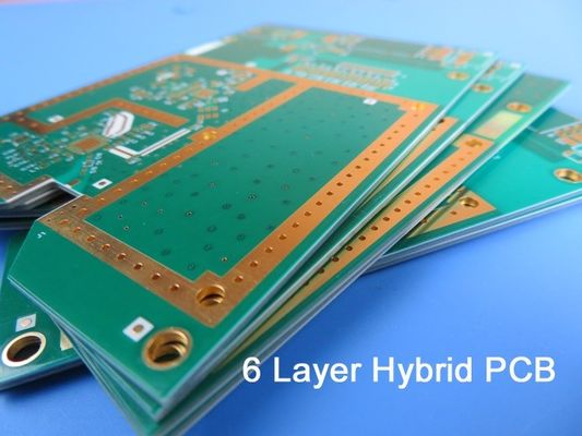 Blind Via Mixed Signal PCB 6 Layer For Digital Satellite Receiver