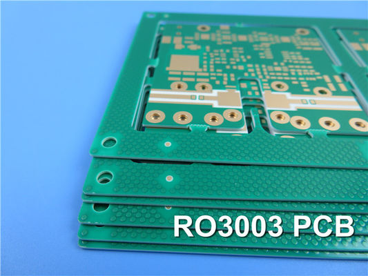 Rogers 6-Layer RO3003 RF PCB bonding by Taconic FastRise-28 Prepreg for High Speed Signal Transmission