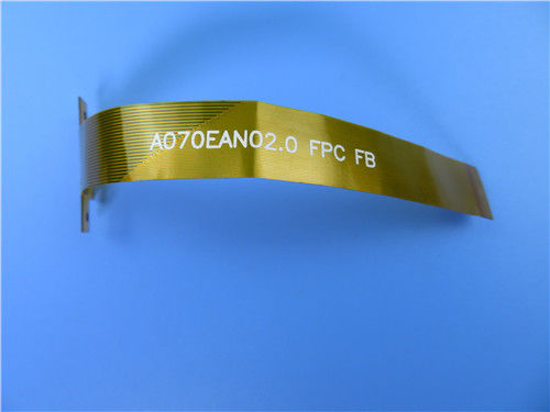 Polyimide 0.15mm Double Sided Flex PCB Surface 35um Cu