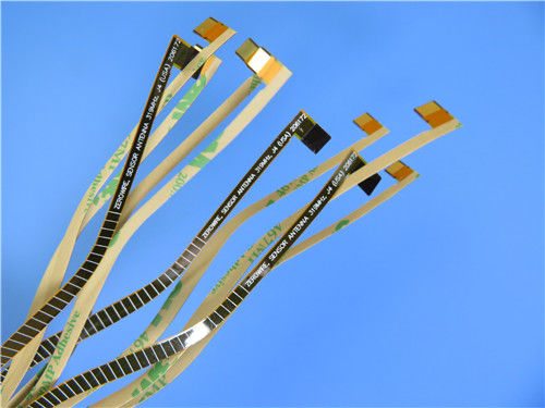Single Sided Antenna Flexible PCB on Polyimide With Immersion Gold and 3M Tape and PI Stiffener Supplied Mass Production