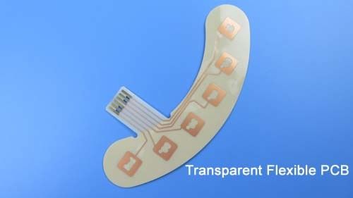 Flexible Printed Circuit Built On Transparent PET FPC With 3M Adhesive for Thin-film Switch