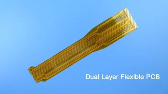 Flexible Printed Circuit (FPC) Built on Polyimide with Immersion Gold and Stiffener for Connection Strip #FPC Manufactur