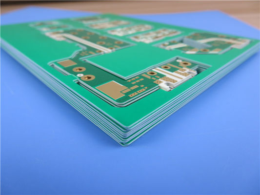 15mil TMM10 Rogers PCB Board With Green Solder Mask For Chip Testers
