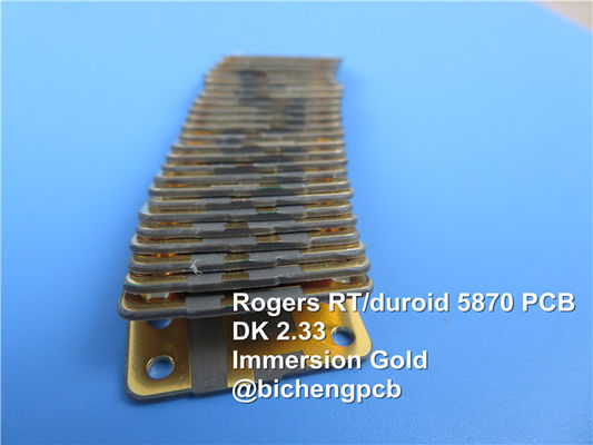 31mil 0.787mm Rogers 5870 PCB Board High Frequency PCB For Radar Systems