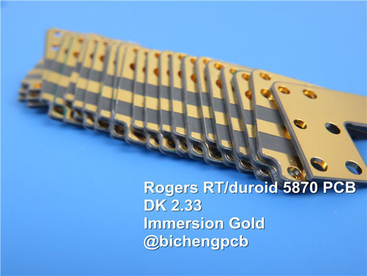 Rogers RT/Duroid 5870 62mil double sided PCB Board 1.575mm High Frequency