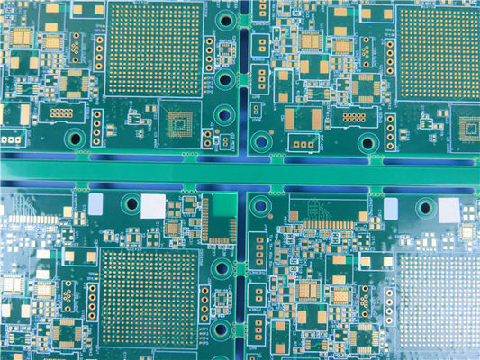 High Density Interconnect (HDI) PCB Circuit Board Built on 14-Layer FR-4 Tg170℃ With Immersion Gold