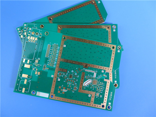 4 Layer Hybrid PCB Made On 20mil RO4350B and FR-4 for GPS Transceiver