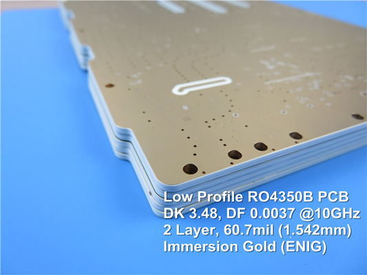 Rogers 4350 PCB Dual Layer 60.7mil HASL Surface Finish Pcb IATF16949