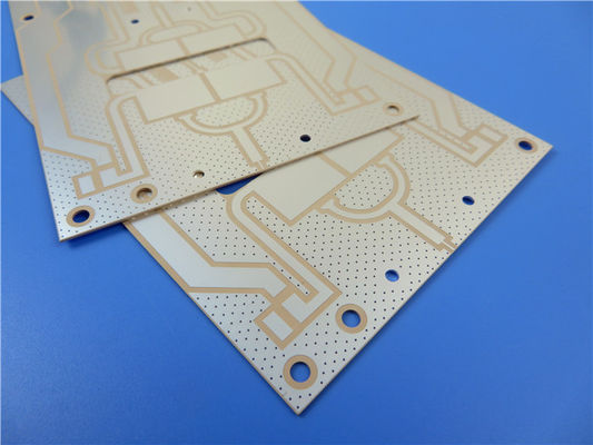 60mil AD250C Double Sided Rigid Circuit Board With Hot Air Soldering Level
