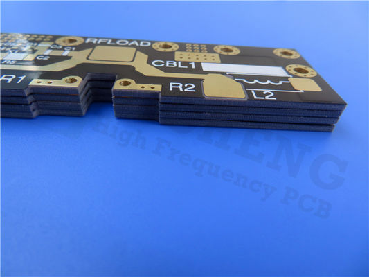 2-Layer RF PCB Made Of 30mil RT Duroid 5870 Laminates With Bare Copper