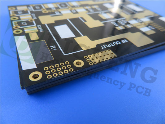 TMM6 Microwave Printed Circuit Board 50mil 1.27mm Rogers High Frequency PCB DK 6.0 With Immersion Gold
