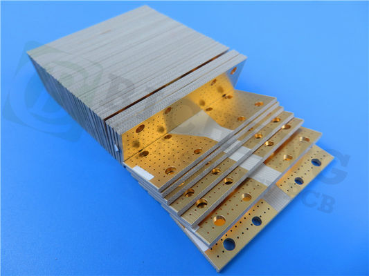 2 Layer Rigid Printed RF Microwave PCB RT / Duroid 6035HTC 0.6mm