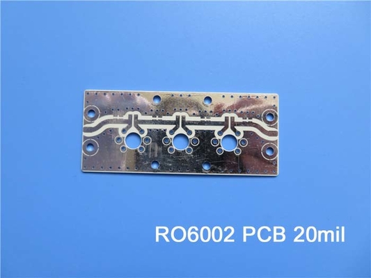 2 Layer RT Duroid 6002 25mil PCB Substrate Immersion Gold Plating