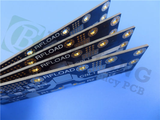 25mil TMM10 1oz 0.7mm Bare Copper PCB With No Solder Mask