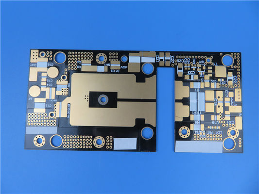 30mil RF-60TC 0.8mm Immersion Gold High Frequency PCB For GPS