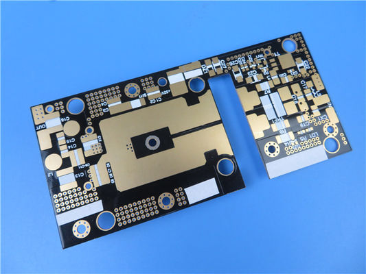 30mil RF-60TC 0.8mm Immersion Gold High Frequency PCB For GPS