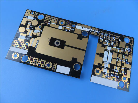 30mil RF-60TC 0.8mm Immersion Gold High Frequency PCB For GPS