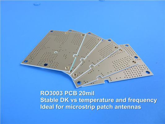 Rogers RO3003 High Frequency PCB 2-Layer Rogers 3003 10mil Circuit Board DK3.0 DF 0.001 Microwave PCB