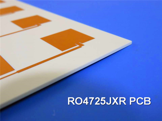 60.7mil RO4725JXR PCB Board With ENIG On Pads No Top Or Bottom Silkscreen Or Solder Mask