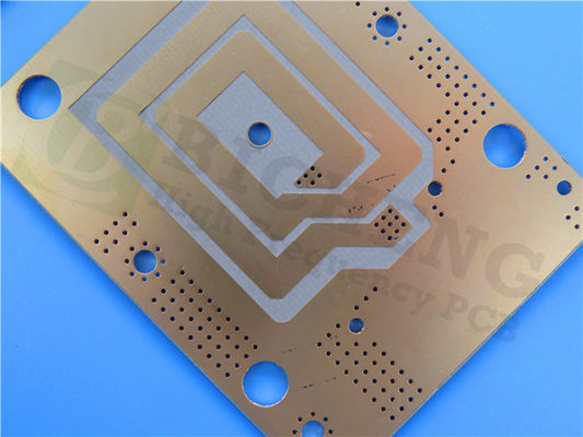 Dual Layer 1oz Bare Copper RF PCB Board 20mil RF-30A