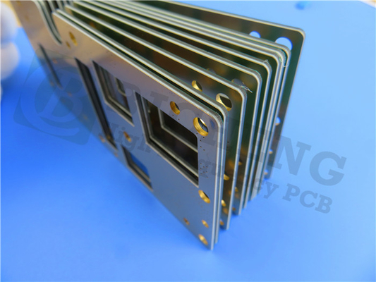 0.6mm TMM3 PCB 20mil Dual Layer Green Soldermask Immersion Gold