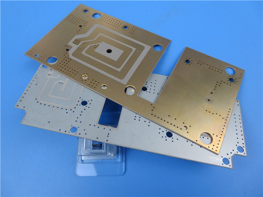 5mil RF-35A2 Double Sided PCB Immersion Silver No Solder Mask