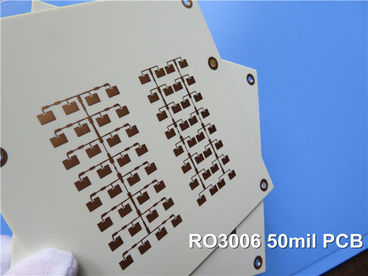 RO3006 Copper Coating Immersion Gold RF PCB Board 2-layer 50mil 1OZ