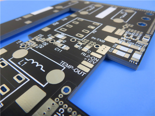2 Layer DiClad 870 RF PCB 5mil 0.2mm ENIG No Soldermask