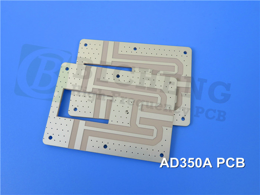 2-layer AD350A PCB 0.8mm 30mil Immersion Silver No Silkscreen