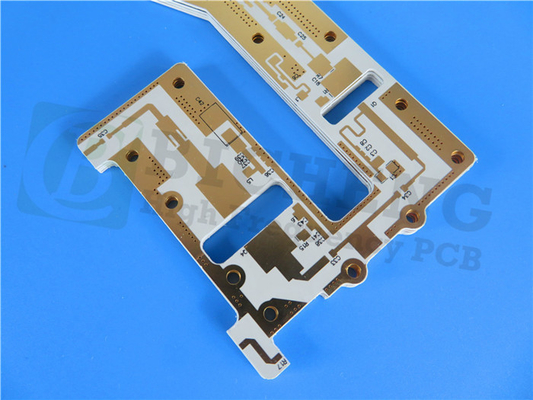 30mil DiClad 527 PCB 2 Layer Immersion Silver White Silkscreen
