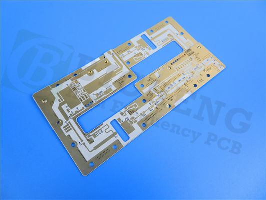 10mil RT Duroid 6035HTC PCB Double-layer Black Silkscreen Immersion Gold