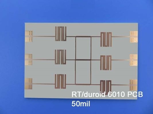 RT / Duroid 6010.2LM 2 Layer Pcb Board For Microwave Circuit Design