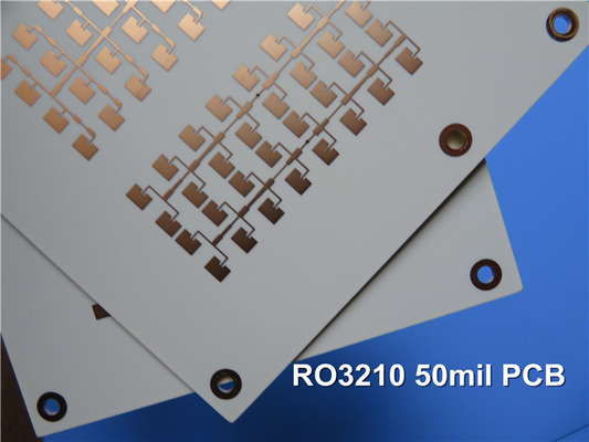 50mil RO3210 PCB 2-Layer Green Soldermask Immersion Gold