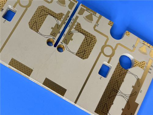 Double Sided PCB RT Duroid 6035HTC 60mil White Silkscreen Immersion Silver
