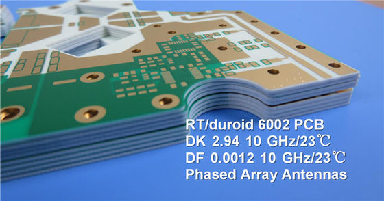 RT/Duroid 6002 60mil 1.524mm DK2.94 Rogers PCB Board For Airline Collision Avoidance