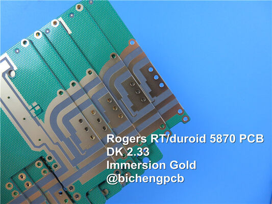 Rogers RT/Duroid 5870 White Silkscreen 0.4mm High Frequency PCB Design OSP Surface Finish PCB